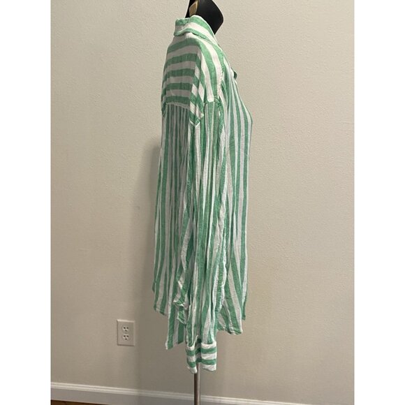 Sonoma Goods For Life blouse top Womens Size XXL Striped Button Down Long Sleeve - Picture 7 of 10